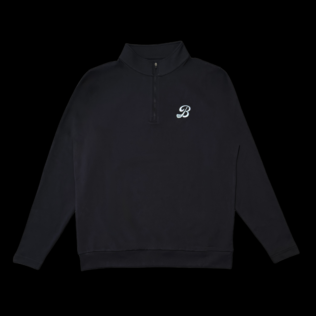Classic Quarter Zip - Black